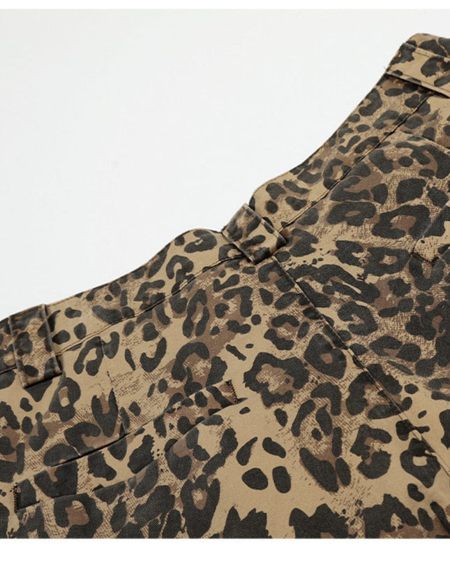 Mein Shop 0 Leopard Luxe Cropped short Jort—1993