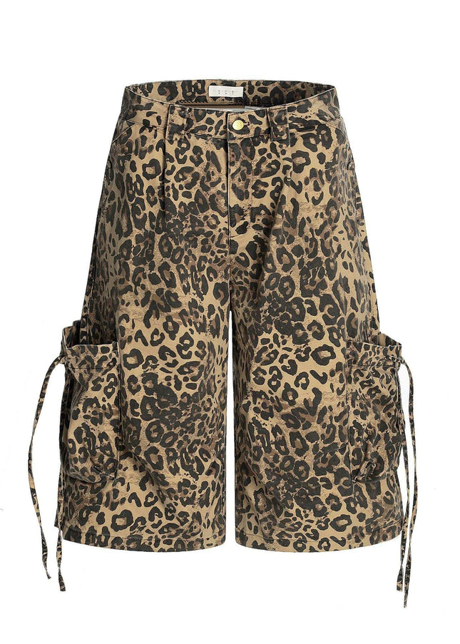 Mein Shop 0 Leopard Print / S Leopard Luxe Cropped short Jort—1993