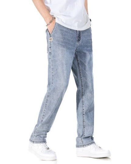 Mein Shop 0 Light Blue / 29 BreezeLine Tailored Straight Jeans —8944