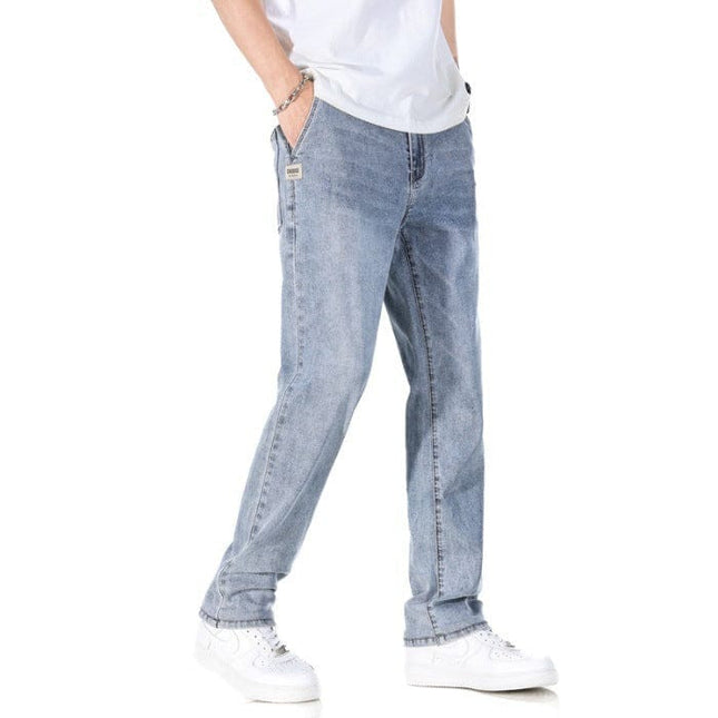Mein Shop 0 Light Blue / 29 BreezeLine Tailored Straight Jeans —8944
