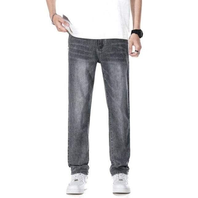 Mein Shop 0 Light Gray / 29 BreezeLine Tailored Straight Jeans —8944