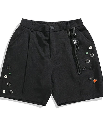 Mein Shop 0 M / Black VividSnap Semi-Elastic Shorts—4188