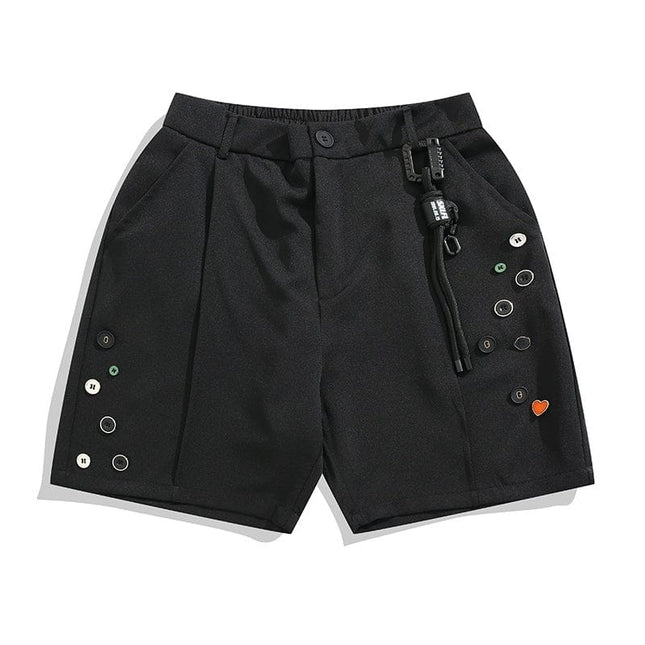 Mein Shop 0 M / Black VividSnap Semi-Elastic Shorts—4188