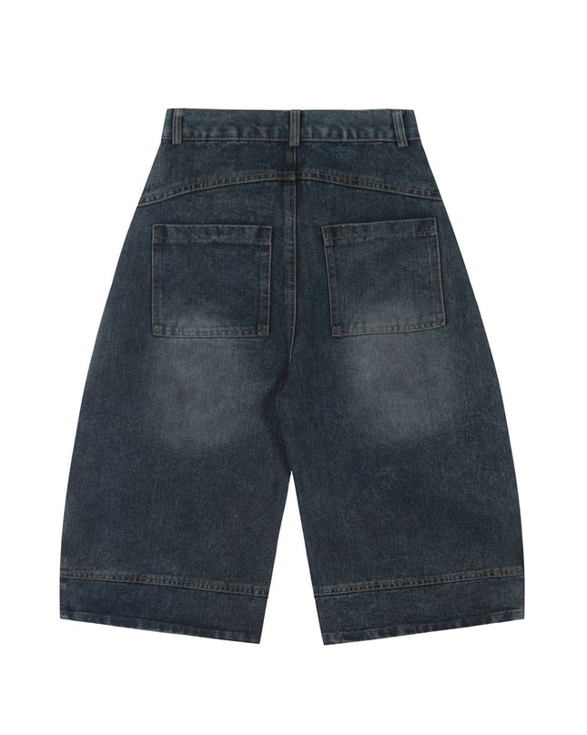 Mein Shop 0 MetroCool Solid Casual Denim Shorts—-3422