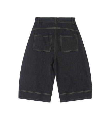 Mein Shop 0 MetroCool Solid Casual Denim Shorts—-3422