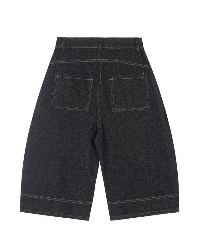 Mein Shop 0 MetroCool Solid Casual Denim Shorts—-3422
