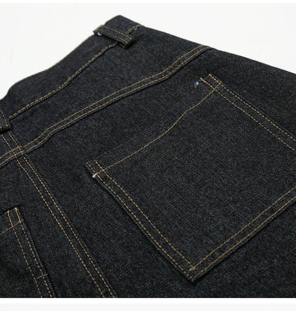 Mein Shop 0 MetroCool Solid Casual Denim Shorts—-3422