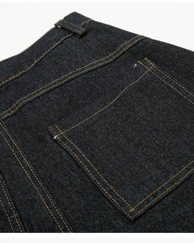 Mein Shop 0 MetroCool Solid Casual Denim Shorts—-3422