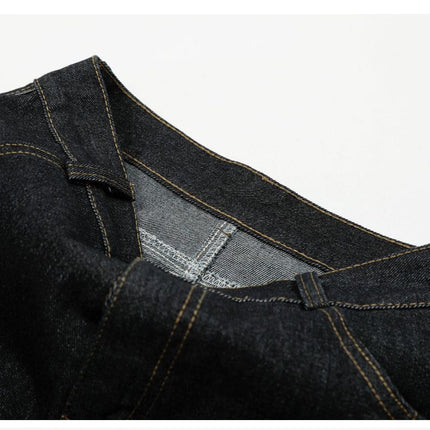 Mein Shop 0 MetroCool Solid Casual Denim Shorts—-3422