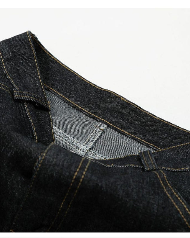 Mein Shop 0 MetroCool Solid Casual Denim Shorts—-3422