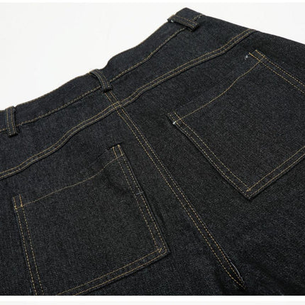 Mein Shop 0 MetroCool Solid Casual Denim Shorts—-3422
