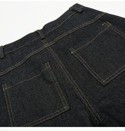 Mein Shop 0 MetroCool Solid Casual Denim Shorts—-3422
