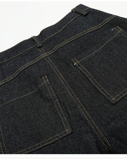 Mein Shop 0 MetroCool Solid Casual Denim Shorts—-3422