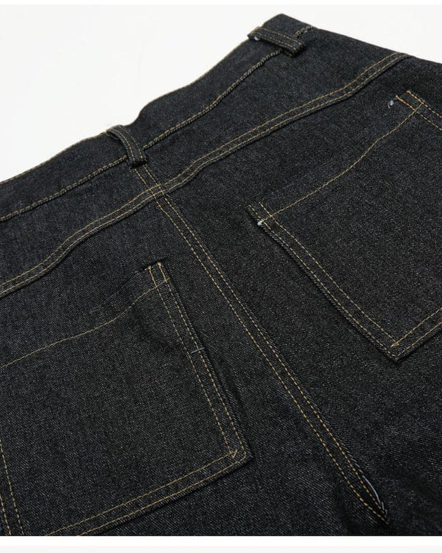 Mein Shop 0 MetroCool Solid Casual Denim Shorts—-3422