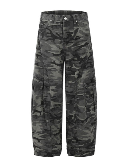 Mein Shop 0 Multi-pocket Design Outdoor Casual Trousers