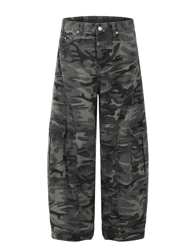 Mein Shop 0 Multi-pocket Design Outdoor Casual Trousers
