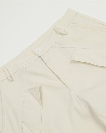 Mein Shop 0 Overalls Men's Ribbon Pocket Design Pleated