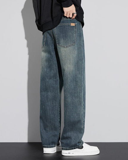 Mein Shop 0 Retro Blue / 28 Retro Nostalgic Straight Jeans —9871