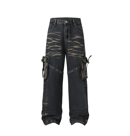 Mein Shop 0 Retro Blue / S Urban Retro Charm Denim jeans—6227