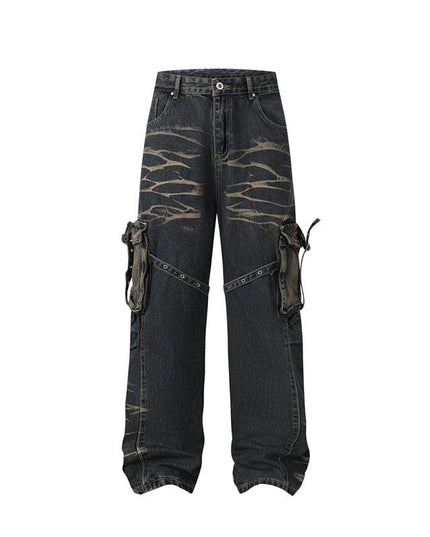 Mein Shop 0 Retro Blue / S Urban Retro Charm Denim jeans—6227