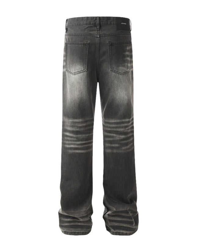 Mein Shop 0 Retro Cat Beard Straight Jeans—9753