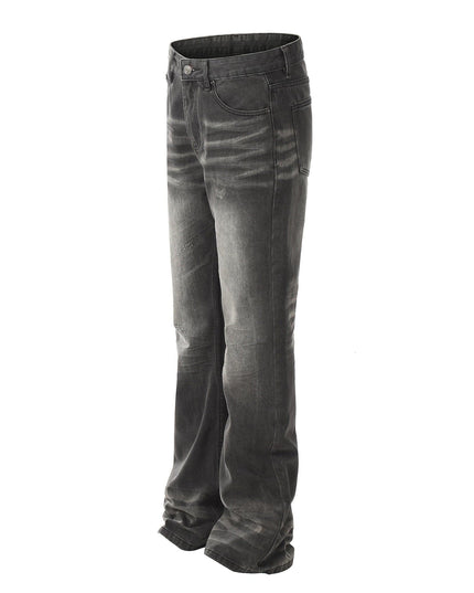 Mein Shop 0 Retro Cat Beard Straight Jeans—9753