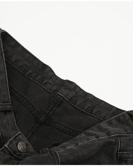 Mein Shop 0 Retro Cat Beard Straight Jeans—9753