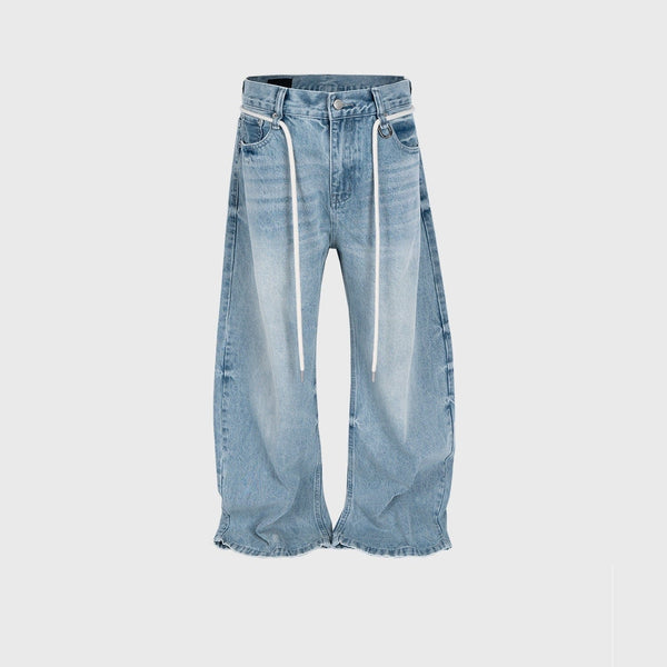 Retro Drawstring Denims Jeans—1661