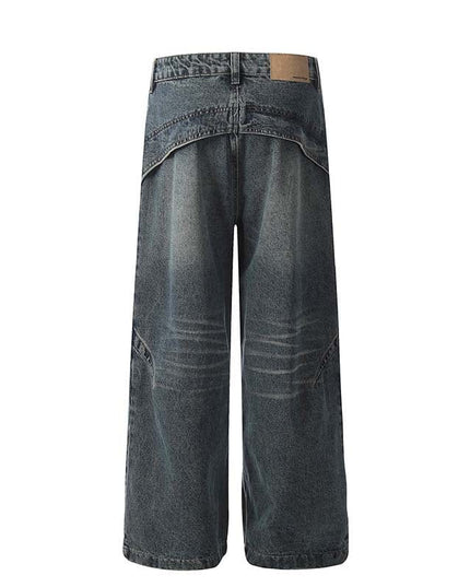 Mein Shop 0 Retro Heavy Deconstruction Jeans--4452
