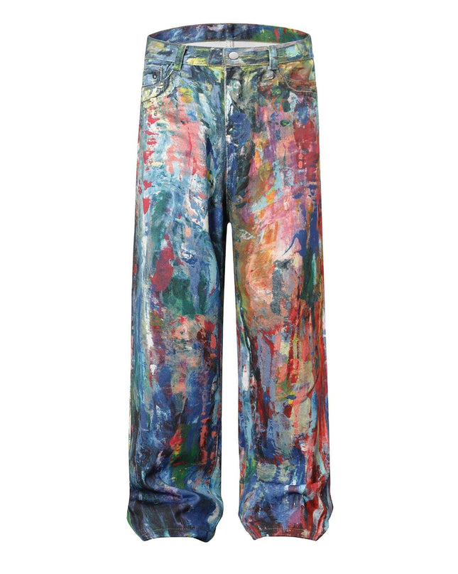 Mein Shop 0 Retro Revival  water painted Jeans—5422