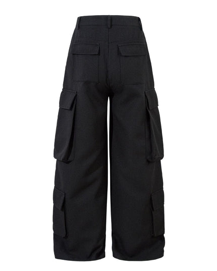 Mein Shop 0 Retro Spring Black Cargo Pants—3855