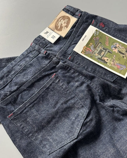 Mein Shop 0 Retro Straight Long Jeans—9864