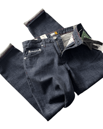 Mein Shop 0 Retro Straight Long Jeans—9864