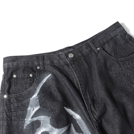 Mein Shop 0 Retro Street Partnern paint Jeans—8705
