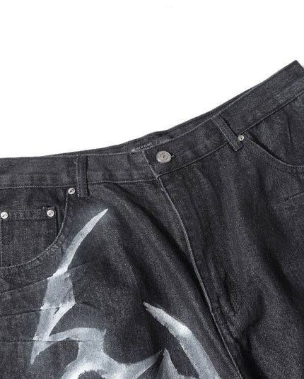 Mein Shop 0 Retro Street Partnern paint Jeans—8705