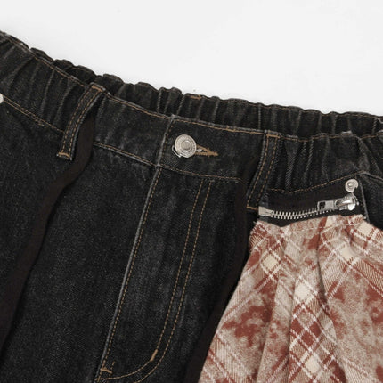 Mein Shop 0 Retro Street Simple Loose Machete Denim Jeans —2774