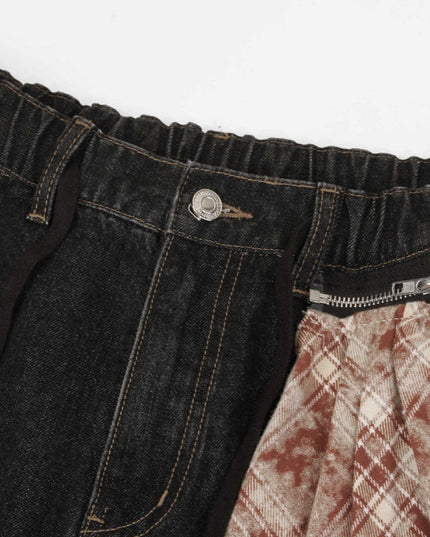 Mein Shop 0 Retro Street Simple Loose Machete Denim Jeans —2774