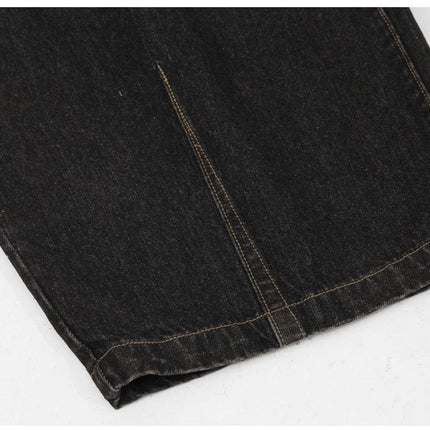 Mein Shop 0 Retro Street Simple Loose Machete Denim Jeans —2774
