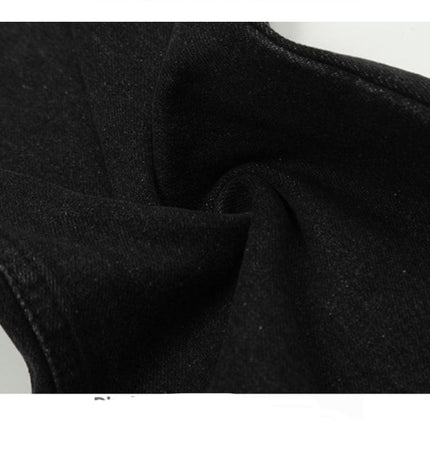 Mein Shop 0 Retro Washed Black Craft Straight Jeans—5339