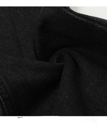 Mein Shop 0 Retro Washed Black Craft Straight Jeans—5339