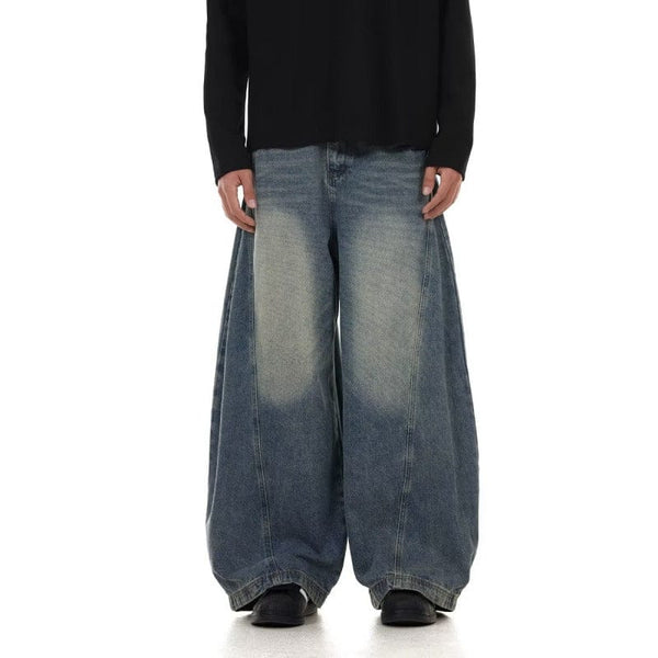 Retro Wide Leg Jeans—7365