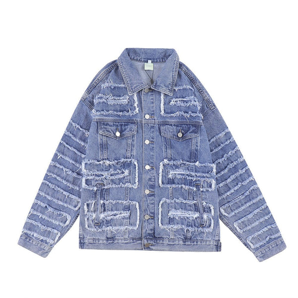 “Rugged Charm: The Distressed Jacket Trend”—7350
