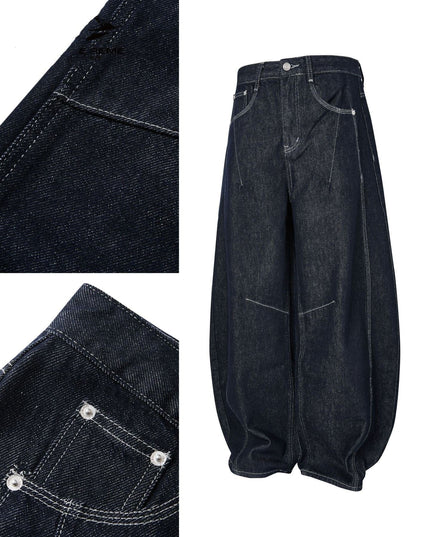Mein Shop 0 Tailor stich Wide-Leg Jeans--4435