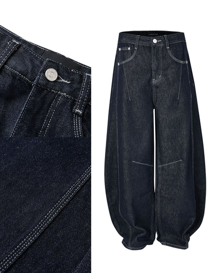 Mein Shop 0 Tailor stich Wide-Leg Jeans--4435