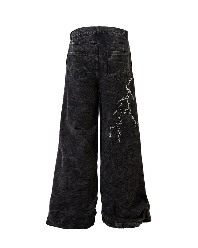 Mein Shop 0 Thunderbolt Denim Straight Jeans—8733