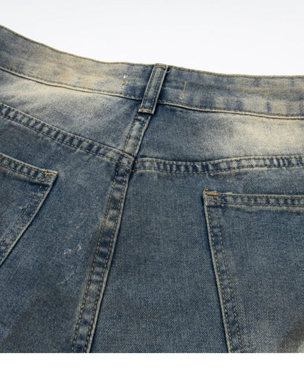 Mein Shop 0 Urban Edge Ink Splatter Denim Jeans —7529