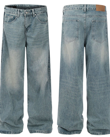 Mein Shop 0 Urban Edge Washed Blue Relaxed Jeans—7845