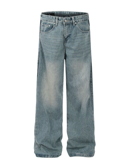 Mein Shop 0 Urban Edge Washed Blue Relaxed Jeans—7845