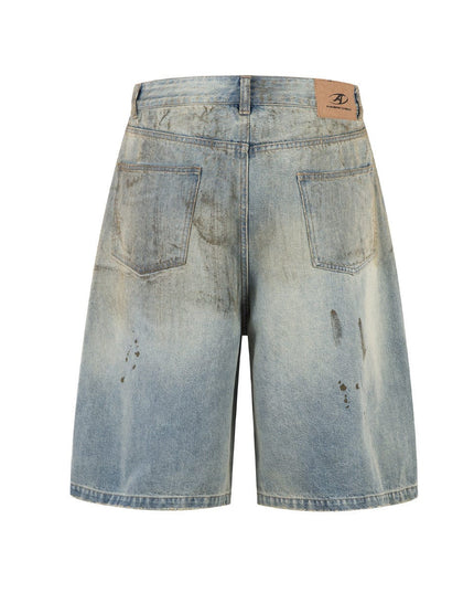 Mein Shop 0 Urban Edge Washed Denim Short—5539