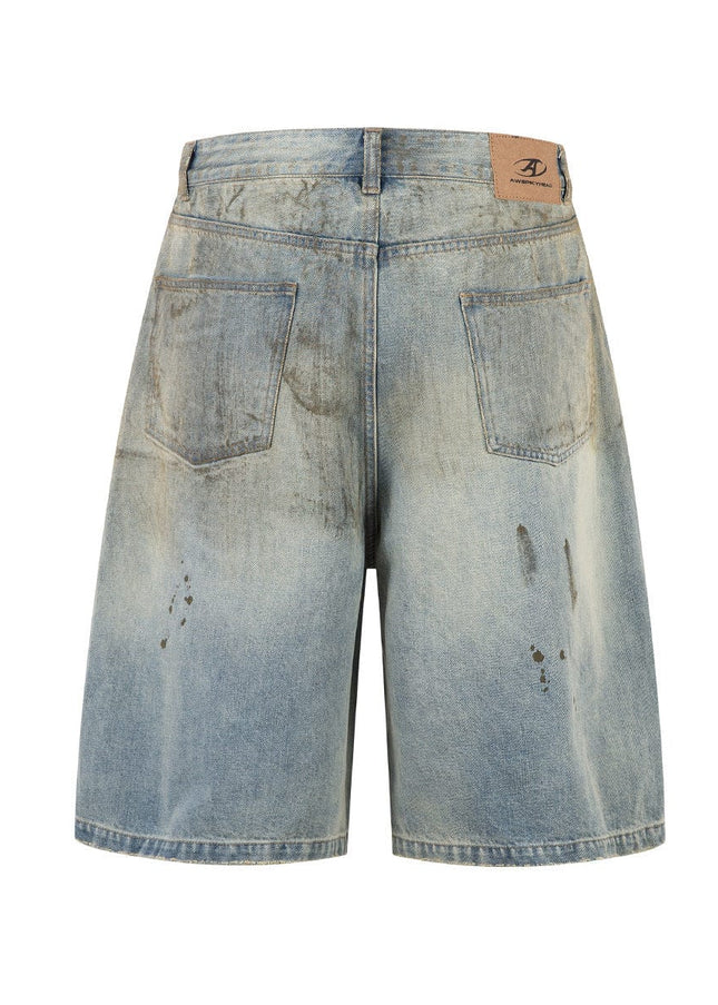 Mein Shop 0 Urban Edge Washed Denim Short—5539